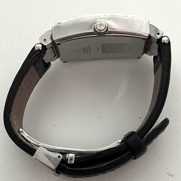 Guess Collection Watch w/Black Leather Band - Picture 8 of 11